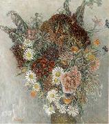 Leon Comerre Zomerbloemen oil painting artist